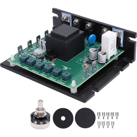 Ortviai Contrôleur de vitesse pour moteur CC MM23001C 115/230 V CA, 0-90 V CC ou 0-180 V CC, 10 A