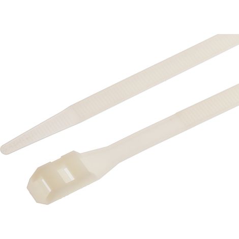 Serre-câble RS PRO Naturel en Nylon 66, 360mm x 9 mm ( Prix pour Sachet de 100 )