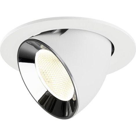 Spot encastré Numinos Gimble L blanc/chrome 4000K - 20 deg - 1009750