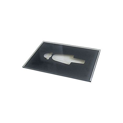 Rótulo para puertas con pictograma WC  H x A 148 x 105 mm 