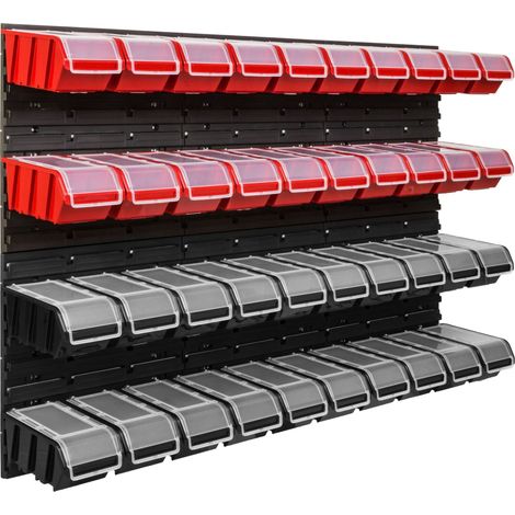 Tablero de herramientas para taller de 117x78 cm + 40 bandejas (1/5)