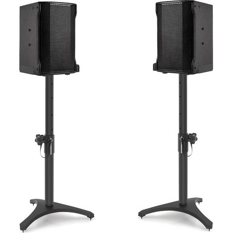 Set of 2 Height Adjustable Speaker Feet, Max 10 kg per Stand 50-72 cm Bookshelf and Satellite Speaker Mounts (1/5)