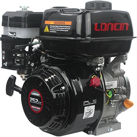 8 HP LONCIN G252 FL Motore Benzina Albero Conico 23 mm Lombardini Ruggerini ACME