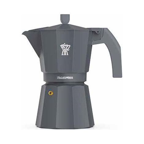 Cafetera italiana Pezzetti Italexpress 3 tazas azul mate