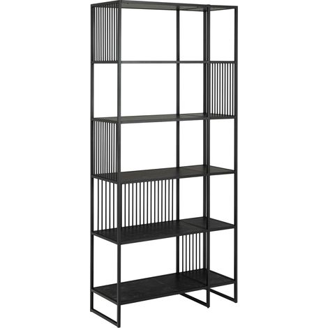 Estantería Norsica Livevai 106 , Abierta sin pared trasera, MDF, Número de puertas: 0, Número de cajones: 0, 185x85x35cm
