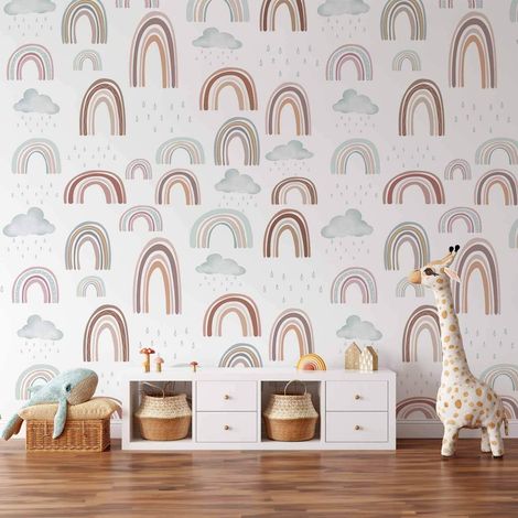 Papier peint artgeist Rainbow After Rain multicolor 450x315 cm