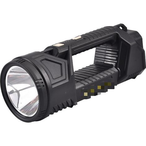 Wiederaufladbarer Scheinwerfer, Taschenlampe, ultrahelle Abenteuerlampe, tragbare Outdoor-Taschenlampe, Solar-Taschenlampe, Hochleistungs-Scheinwerfer, multifunktionale Outdoor-Taschenlampe, tragbare 