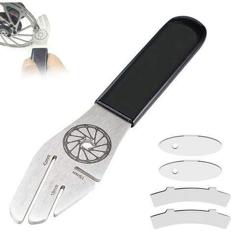 5-Piece Brake Disc Straightening Kit – 15/18/42 Disc Wrench mm – Stainless steel – Precise fit for bicycle (1/4)
