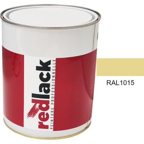 Kanne 3L Lack Mehrzweckfarbe – RAL 1015 – Hellelfenbein – Matt – für verschiedene Oberflächen – Redlack