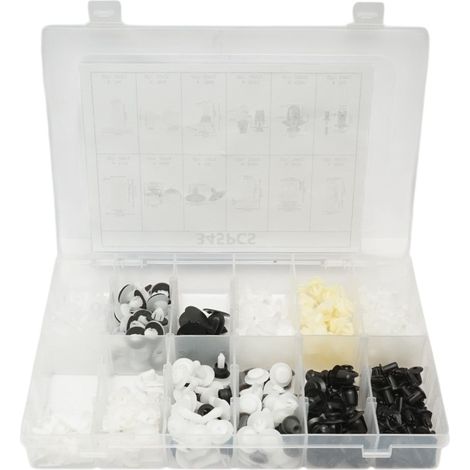 Kit di clip in plastica per auto Peugeot 345 pezzi (1/4)