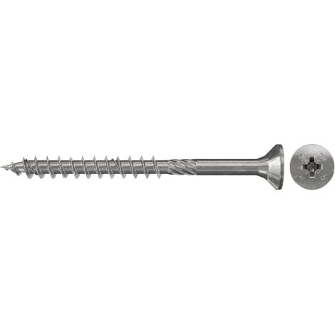 Fischer 300x Power-Fast 4 x 35 Senkkopf no inoxidable A2 rosca parcial Phillips PZ - 657171