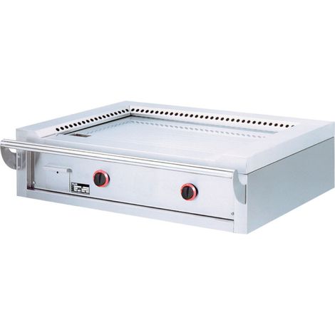 Plaque teppanyaki gaz 2 x 7 kw de table - Diamond