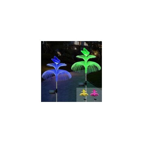 2-Piece Jellyfish Solar Garden Lights, RGB LED, IP65 Waterproof, Outdoor Decoration for Halloween and Christmas (1/5)
