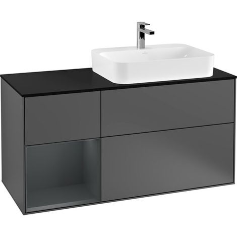 Villeroy & Boch F392HGGK Meuble sous-lavabo Finion F39 (1/2)