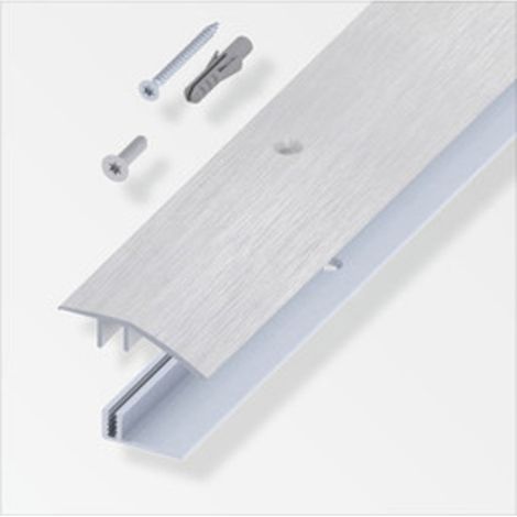 TERMINALE A SCIVOLO PER PARQUET GRIGIO SPAZZ. 100 CM- 1,0 pz