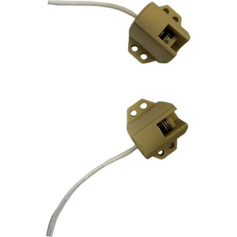 1 Paire De Douilles R7S En Céramique Pour Lampe Aux Halogénures Métalliques à Double Extrémité (1/5)