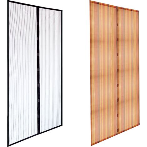 Moustiquaire magnétique grise 120 x 160 cm