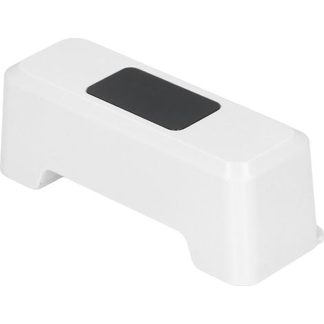 Chasse d'eau WC intelligente à capteur infrarouge sans contact, réponse rapide 0,25s, recharge USB avec batterie intégrée, blanc (1/5)