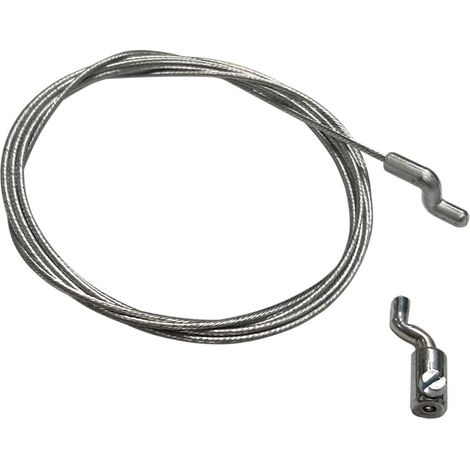 cyclingcolors Cavo di acceleratore con morsetto testa Z decespugliatore tosaerba tagliaerba testa filo acciaio trazione trattore (1/5)