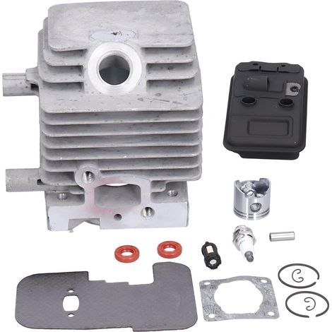 Sjlerst – Kit piston et cylindre 34mm pour débroussailleuse Stihl FS75 FS80 FS85 – Joints, bougie, silencieux inclus – Performance améliorée (1/5)