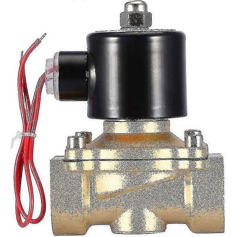 Électrovanne bidirectionnelle en laiton normalement fermée DN25 1, 220 V CA 1". (1/4)