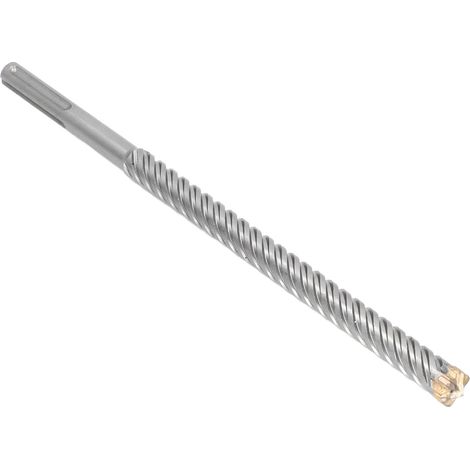 Foret à percussion en carbure à 6 cannelures, diamètre de perçage 25 mm, profondeur de perçage 280 mm, pour briques de ciment (1/5)