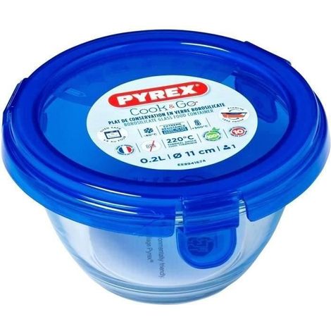 PYREX - COOK&GO - Boîte ronde en vere avec couvercle 116 cm (1/5)