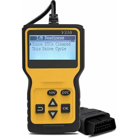 OBD2 Auto Scanner Outil de diagnostic automatique Scanner Lecteur de voiture Lecteur OBDII français Lisez et effacez les codes d'erreur du moteur pour détecter facilement les pannes de moteur (1/5)