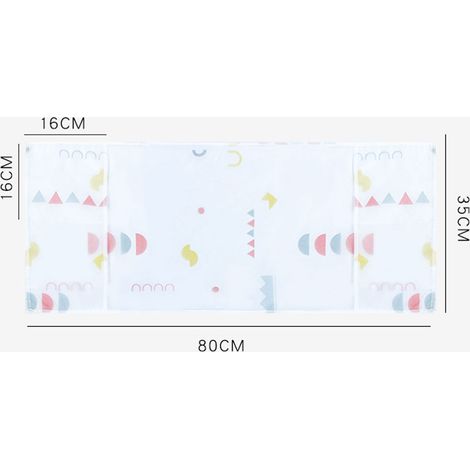 Housse pour four à micro-ondes, imperméable, à l'huile et à la poussière, avec double poche et accessoires de rangement (1/5)