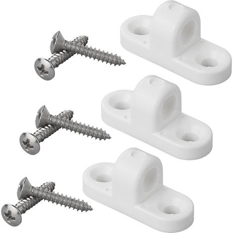 Occhiello verticale in plastica per tendalino - set da 3 pezzi