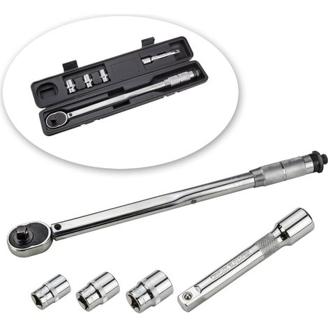 Drehmomentschlüssel 1/2 Zoll 28-210 Nm mit Zubehör Knarre Drehmoment Ratsche (1/5)