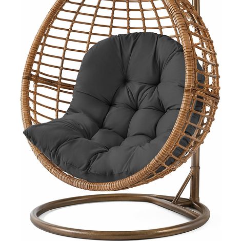 Coussin Fauteuil Suspendu 120x80CM, Coussin Oeuf Suspendu Exterieur (1/5)