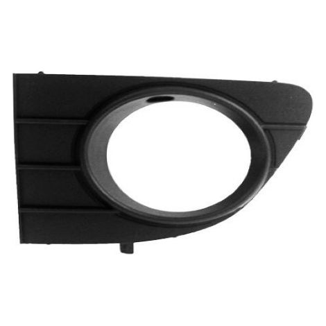 Grille de pare-choc avant inférieure gauche noire avec trou anti-brouillard Fiat Punto Evo depuis 2009