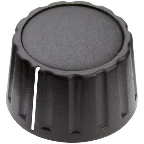 Tête de bouton rotatif Mentor 4333.6001 avec pointeur noir (Ø x H) 28 mm x 17 mm 1 pc(s) S31233 (1/3)