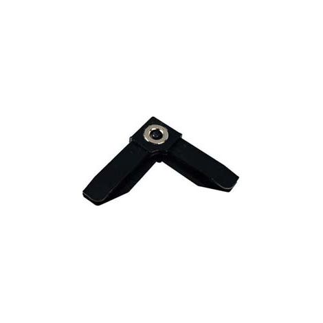 ANGOLO PLASTICA MAGNETICO PER PROFILO ZANZARIERA LINEA C- - nero - 25 pezzi SANGIORGIO