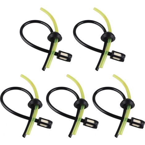 Lot de 5 tuyaux de Carburant universels pour débroussailleuse. Coupe-Bordure. Tondeuse à Gazon. kit de Remplacement Compatible avec débroussailleuse de Jardin (1/5)