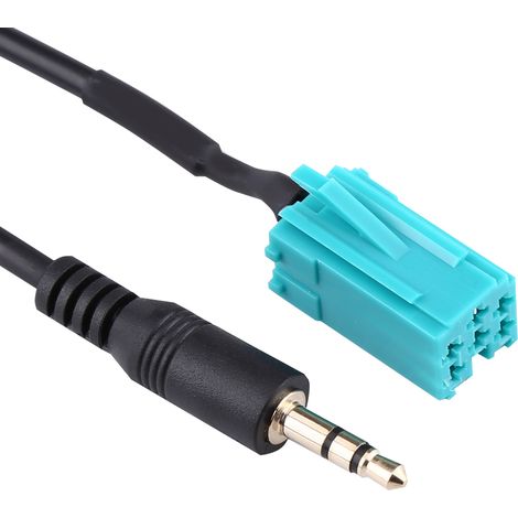 6-poliges AUX-Kabel auf 3,5-mm-Klinkenbuchse für Renault. Aktualisierte Fahrzeugliste, Fahrzeuganschluss, Datenleitung, Audiozubehör. (1/5)