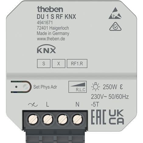 Funk-Dimmaktor 1-fach DU 1 S RF KNX (1/5)