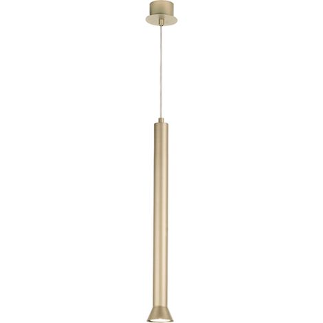 Lampada a sospensione in metallo verniciato Oro LILA Grande D6,6 cm (1/2)