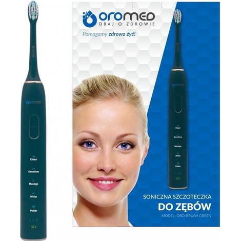 OROMED ORO-BRUSH VERT brosse à dents sonique (1/3)
