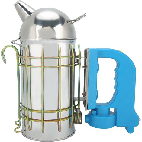 Fumoir à ruches en acier inoxydable avec panneau de protection thermique - Matériel apicole (1/5)