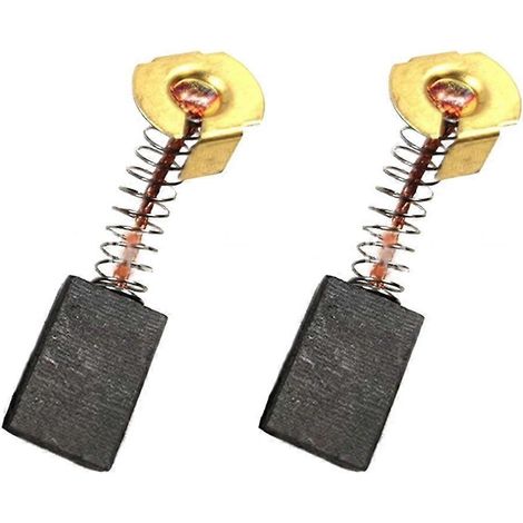Lot de 2 balais de charbon 5140033-19 compatibles avec les scies circulaires DW745, DWE7480, DWE7490X et DWE7491RS. Accessoires pour outils. (1/5)