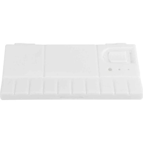 Palette carrée pliable à 24 compartiments pour artiste, plateau à peinture en plastique, boîte à aquarelle, outil de peinture à l'huile (1/5)