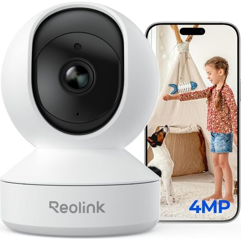 4MP Interieur Caméra Surveillance WiFi, Vue à 360° – E1 (1/5)