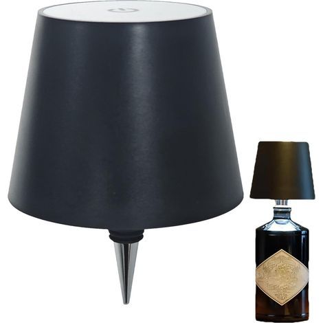 Abat-jour sans fil pour bouteille Lampe de bureau à bouteille de vin à intensité variable (3 couleurs) Kit de lampe de bureau à monter soi-même (1/5)