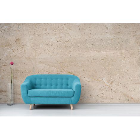 Papier Peint Pierre - Marbre Beige Naturel - 150 x 250 cm (1/2)