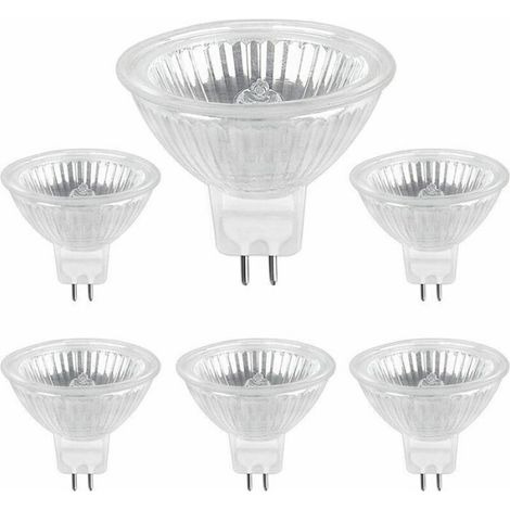 Ampoule Halogene GU5.3 - 35 W - 12 V - 400 lm - 2700 K - Dimmable - MR16 - Pack de 6 (1/4)