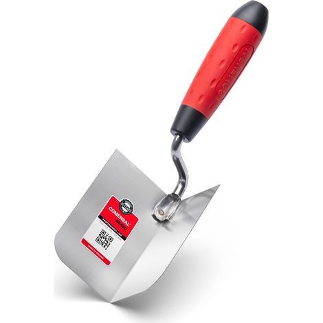 Stainless Steel Inside Corner Trowel 60x100mm Ergonomic Handle placo Renovation (1/5)