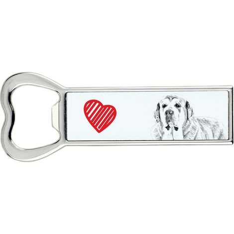 Mastino spagnolo - un apribottiglie con un cane, un apri-frigo personalizzato, un regalo unico per uomo firmato Art-Dog (1/5)