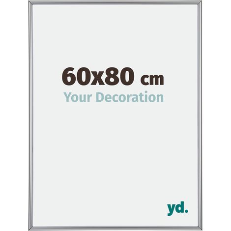 Cadre Puzzle 60x80 cm - cm - Argent Brillant - Plastique - Annecy. (1/5)